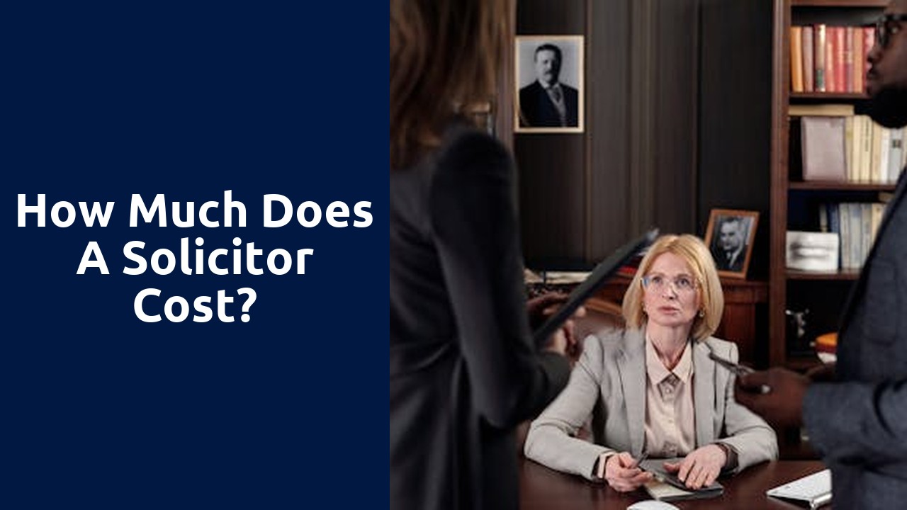 How much does a solicitor cost?